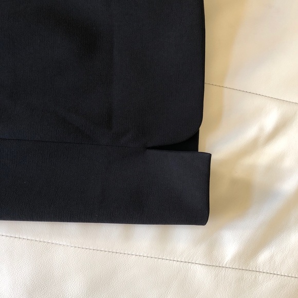 BALENCIAGA Skirt New With faux Leather trim Size 40 US 6 Fully Lined - Picture 10 of 16